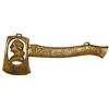Image 1 : George Washington Inauguration Anniversary Commemorative Hatchet, cast in brass/bronze w/openwork po