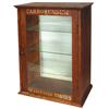 Image 1 : Carborundum Sharpening Stones counter display case, oak w/adv on door, wood shelves & back door have