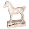 Image 1 : Breweriana, White Horse Cellar Blended Scotch Whiskey store display figure, painted composition w/ad