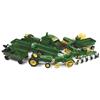 Image 1 : Farm toys (12), Ertl 50th Anv. JD 12A combine, Ertl spreader #2576 (broken blades), JD #1747, Ertl J