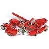 Image 1 : Farm toys (10), Tru-Scale auger, combine, 2-bottom plow, silage cutter, (2) tractors, grain drill (m