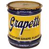 Image 1 : Grapette syrup drum w/lid from Rolla, MO, 5 gal, VG cond, 17"H x 16"Dia. 