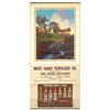 Image 1 : Maxfield Parrish West Coast Fertilizer calendar, titled "Daybreak", c.1951, VG cond w/Feb-Dec calend