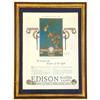 Image 1 : Maxfield Parrish print & ads (3 pcs), Peaceful Valley print (1936), D.M. Ferry & Co. ad w/Peter Pipe