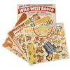 Image 2 : Tom Mix Circus gameboard by Parker Bros, General Electric Wild West Rodeo, complete set of litho on 