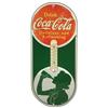 Image 1 : Coca-Cola thermometer, 1939-1940 silhouette girl, Good cond w/some fade & missing thermometer, 16"H 