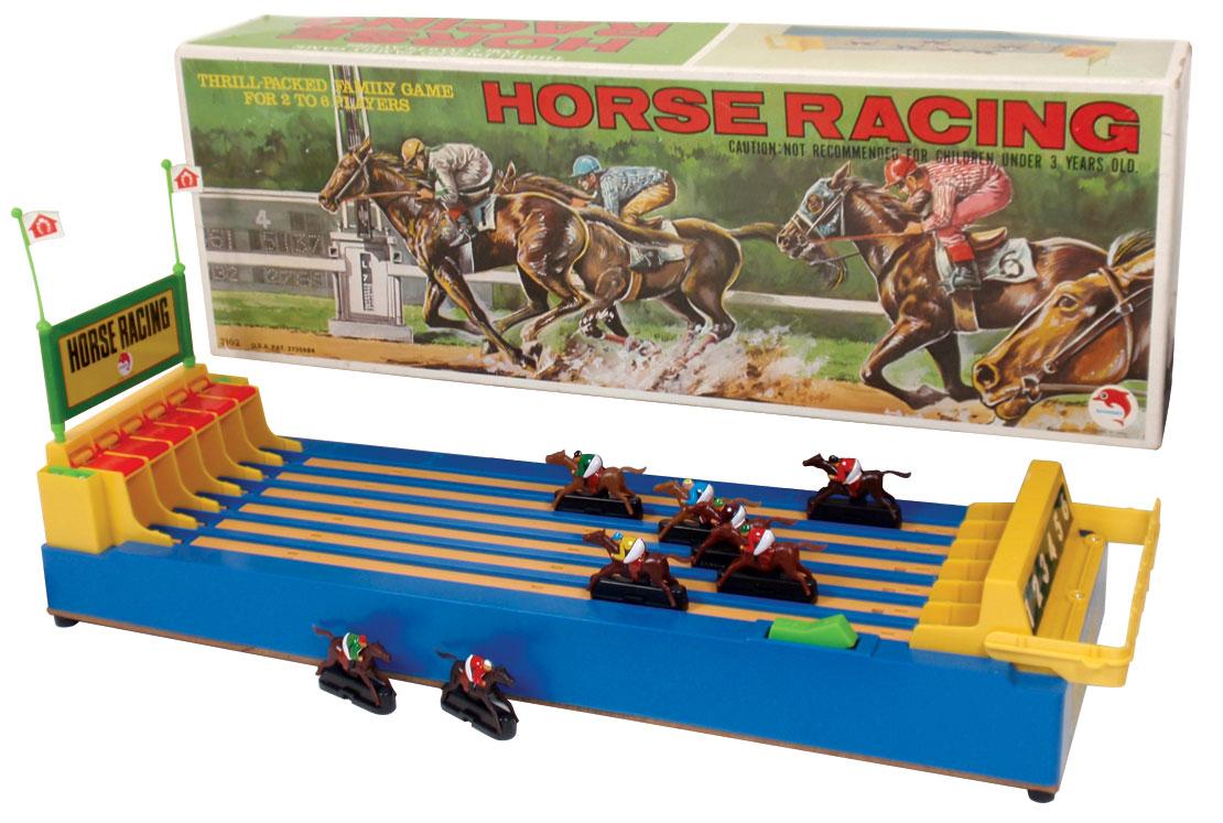 Game, Horse Racing, battery operated, made in Japan by Shinsei, a fun