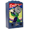 Image 1 : Coin-operated skill game, Smiley, 10 Cent, wood case w/glass face, patd 1933, VG cond, 25.5"H x 15.5