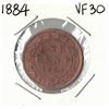 Image 1 : 1884 Canadian Large Cent Piece