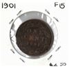 Image 1 : 1901 Canadian Large Cent Piece