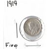 Image 1 : 1919 Canadian Five Cent Piece