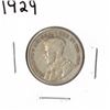 Image 1 : 1929 Canadian Twenty-Five Cent Piece