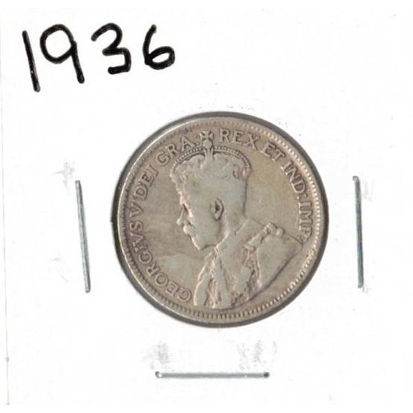 1936 Canadian Twenty-Five Cent Piece