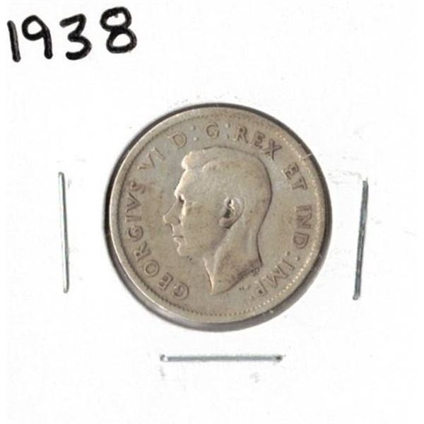 1938 Canadian Twenty-Five Cent Piece