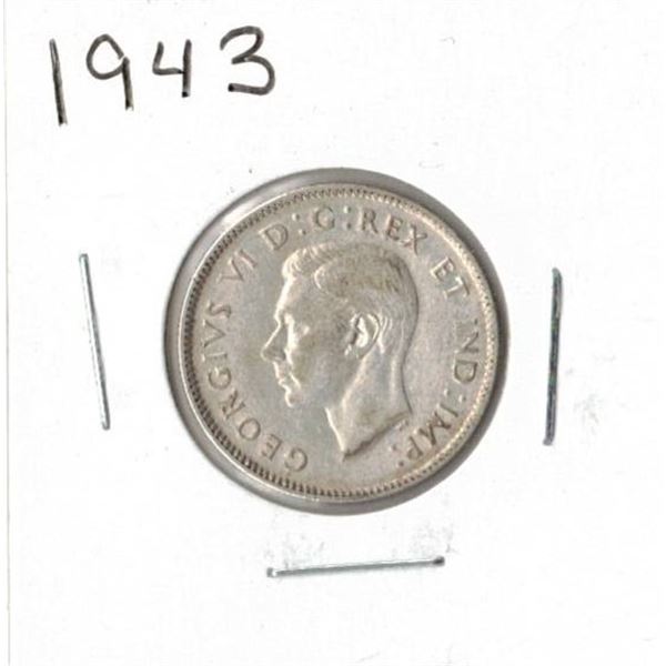 1943 Canadian Twenty-Five Cent Piece