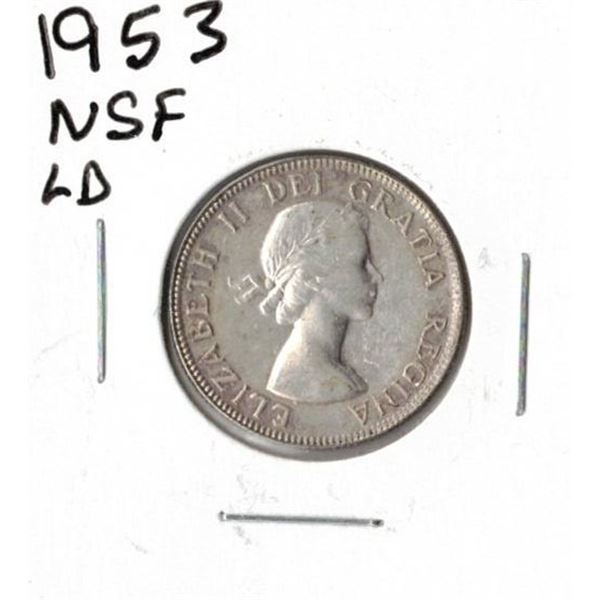 1953 Canadian Twenty-Five Cent Piece