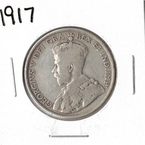 1917 Canadian Fifty Cent Piece