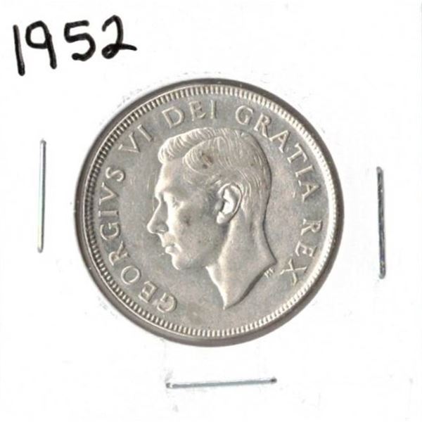 1952 Canadian Fifty Cent Piece