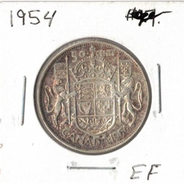 1954 Canadian Fifty Cent Piece