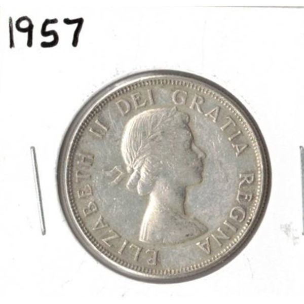 1957 Canadian Fifty Cent Piece