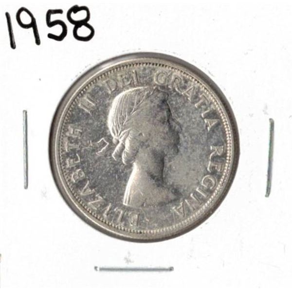 1958 Canadian Fifty Cent Piece