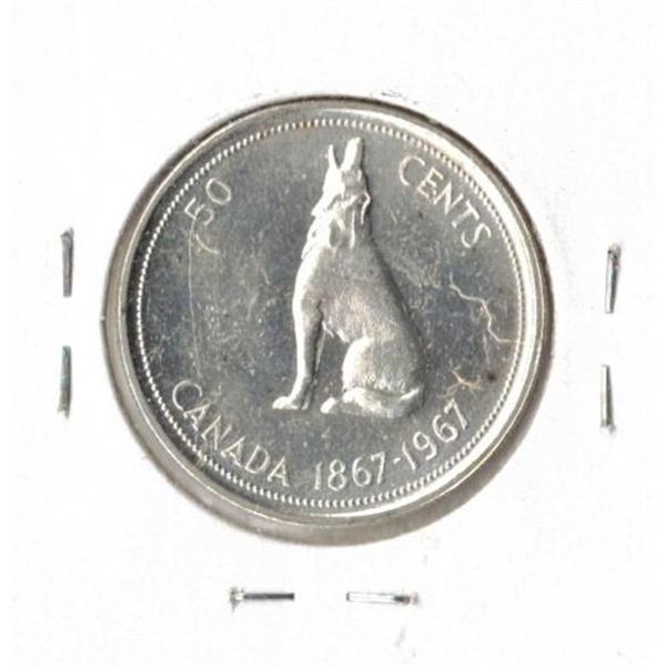 1967 Canadian Fifty Cent Piece