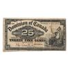 Image 1 : 1900 Dominion of Canada - Twenty-Five Cent Note  Shin Plaster