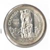 Image 1 : 1958 Canadian Silver Dollar Tlingit totem pole