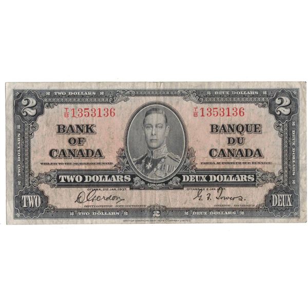 1937 Bank of Canada - Two Dollar Note