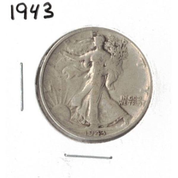 1943 US Walking Liberty Half Dollar