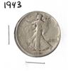 Image 1 : 1943 US Walking Liberty Half Dollar