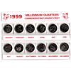 Image 1 : 1999 Millennium Quarter Set