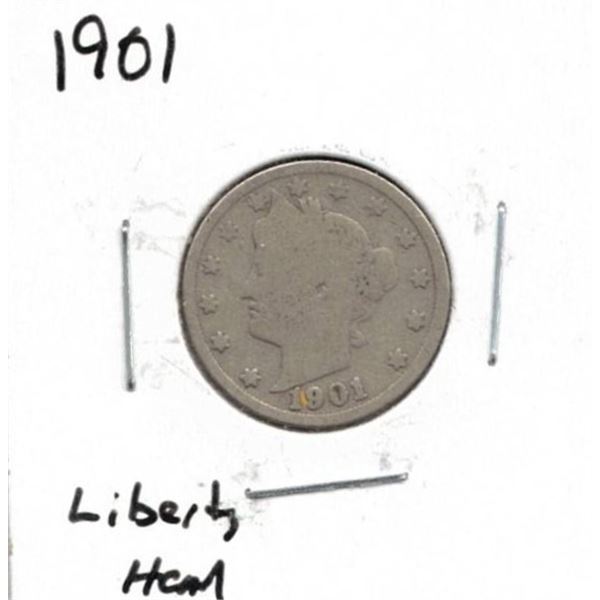 1901 US Liberty Head Nickel