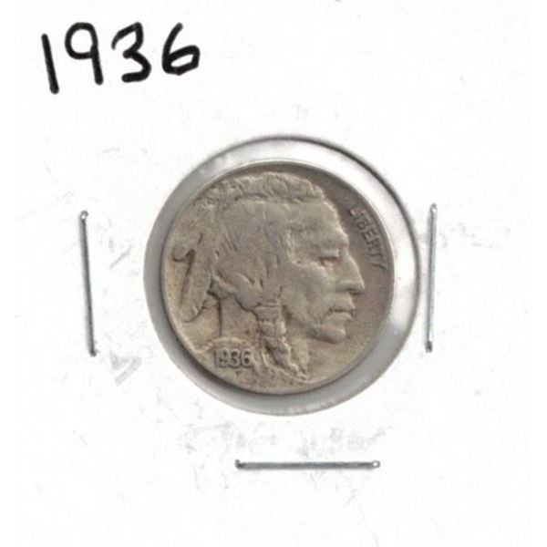 1936 US Buffalo Nickel