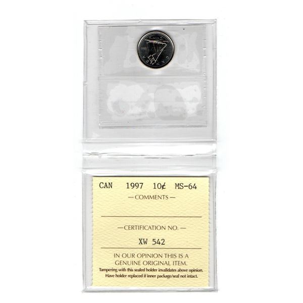1997 Canadian Ten Cent Piece