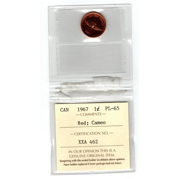 1967 Canadian One Cent Piece