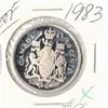 Image 1 : 1983 Canadian Proof Like Fifty Cent Coin