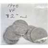 Image 2 : Bag of 6 Five Cent Coins