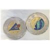 Image 1 : TWO Colorized Canadian Two Dollar Toonies