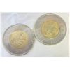 Image 2 : TWO Colorized Canadian Two Dollar Toonies