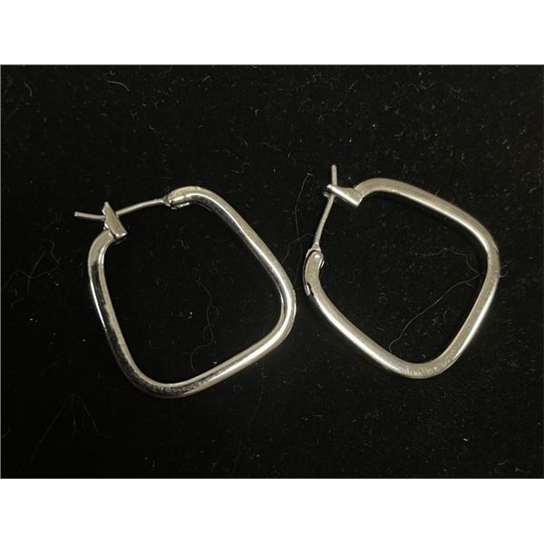 Lia Sophia Square hoop Earrings