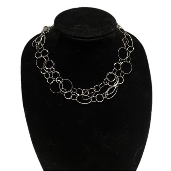 Silver Tone Fashion Necklace