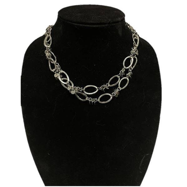 Lia Sophia Rhodium Necklace
