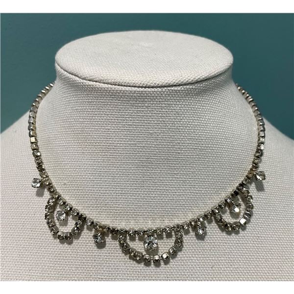 Vintage Rhinestone Choker