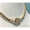 Image 1 : Gold Tone zirconia Chain