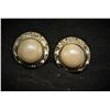 Image 1 : Pearl with Bling Stud Earrings