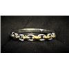Image 1 : Two Tone Chain Link Inspired Ring , Size 10.5