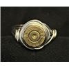 Image 1 : Unique!! Silver Wire Ring with Bullet Casing , 20mm inner diameter