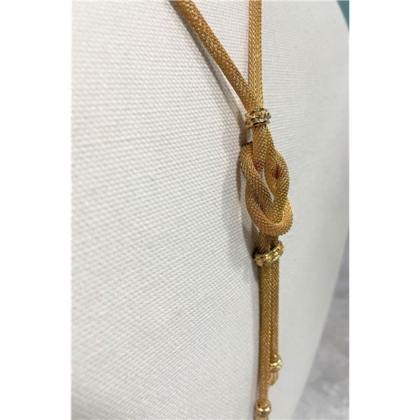 Vintage Knot Chain with Matching Earrings