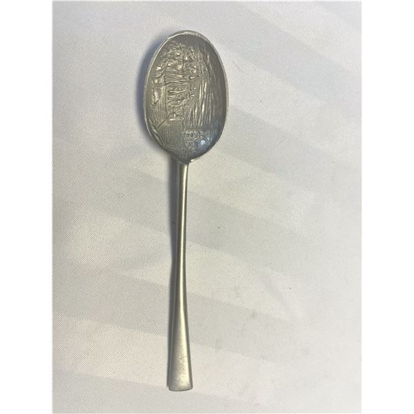 American Pewter Co. Spoon Pilgrim Landing 1620 Claw On Back